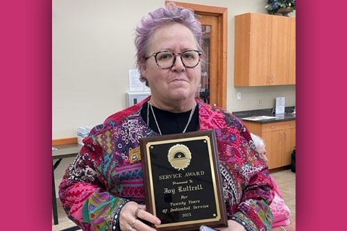 Joy Ruth Burrell Library staff member recognized for 20 years of service | Rapides ...